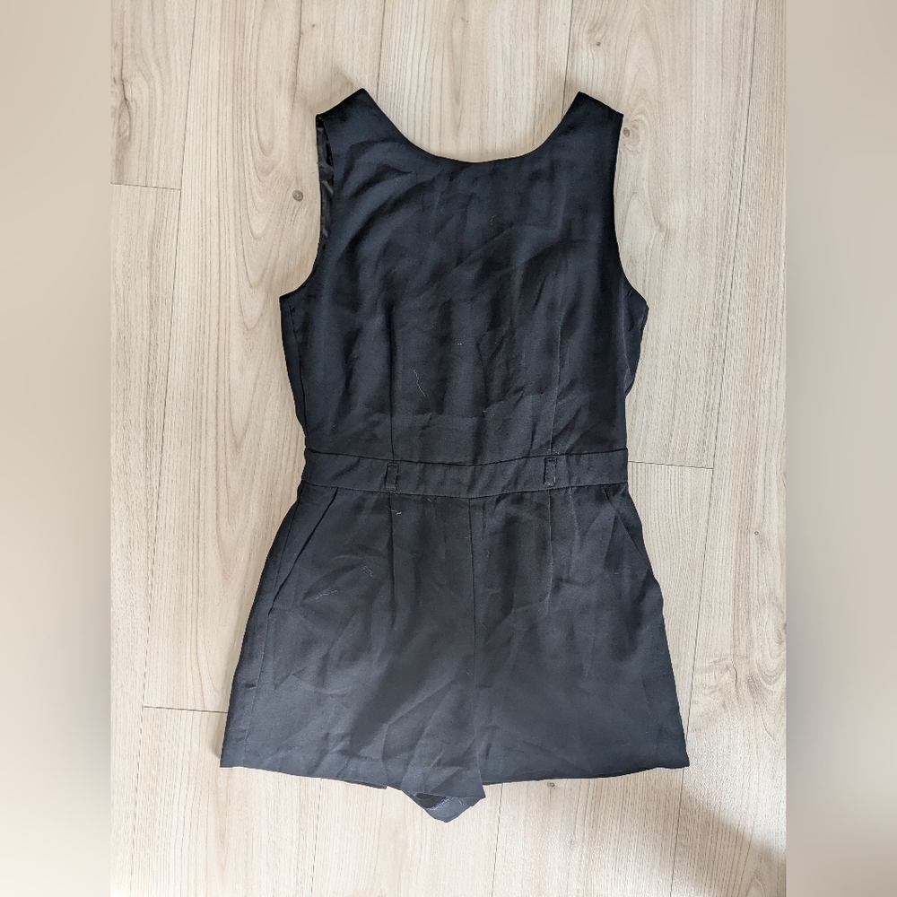 Forever 21 Black Bodysuit High Neck Sleeveless